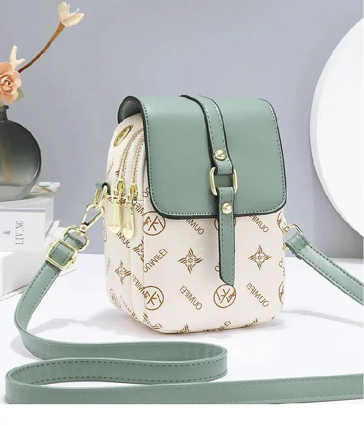 Letter Pattern Women's Small Square Bag Fashion Versatile One Shoulder Crossbody Bag Trendy Mini Phone Bag Women Handbags Sac Streetsharks