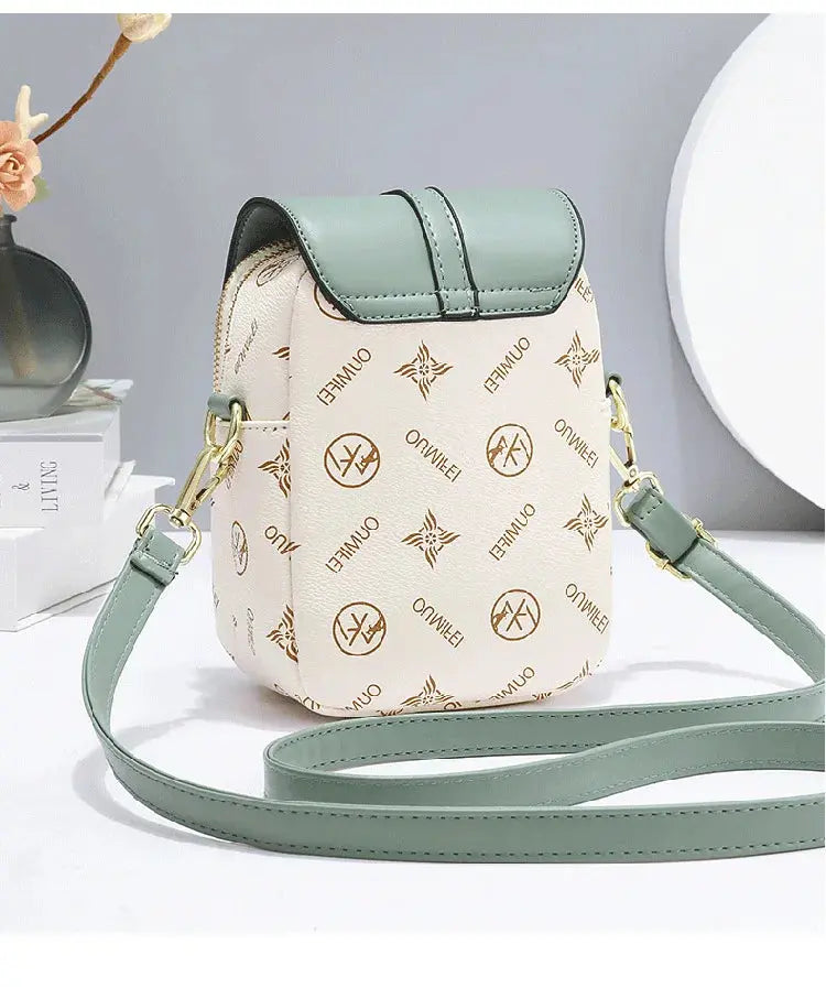 Letter Pattern Women's Small Square Bag Fashion Versatile One Shoulder Crossbody Bag Trendy Mini Phone Bag Women Handbags Sac Streetsharks