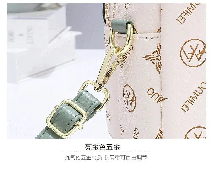 Letter Pattern Women's Small Square Bag Fashion Versatile One Shoulder Crossbody Bag Trendy Mini Phone Bag Women Handbags Sac Streetsharks