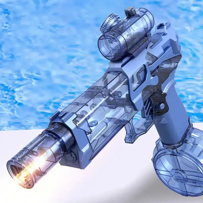 Full automatic high pressure water gun Long Range Electric Shooting Water Gun with Lighting Toys High-Pressure Full Automatic Shooting Water Beach Toy Gun for Kidadult - Streetsharks