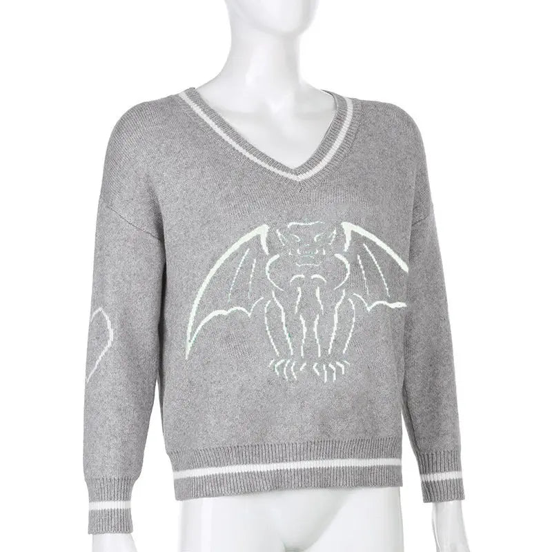 Loose Wool Long-sleeved Shirt StreetSharks