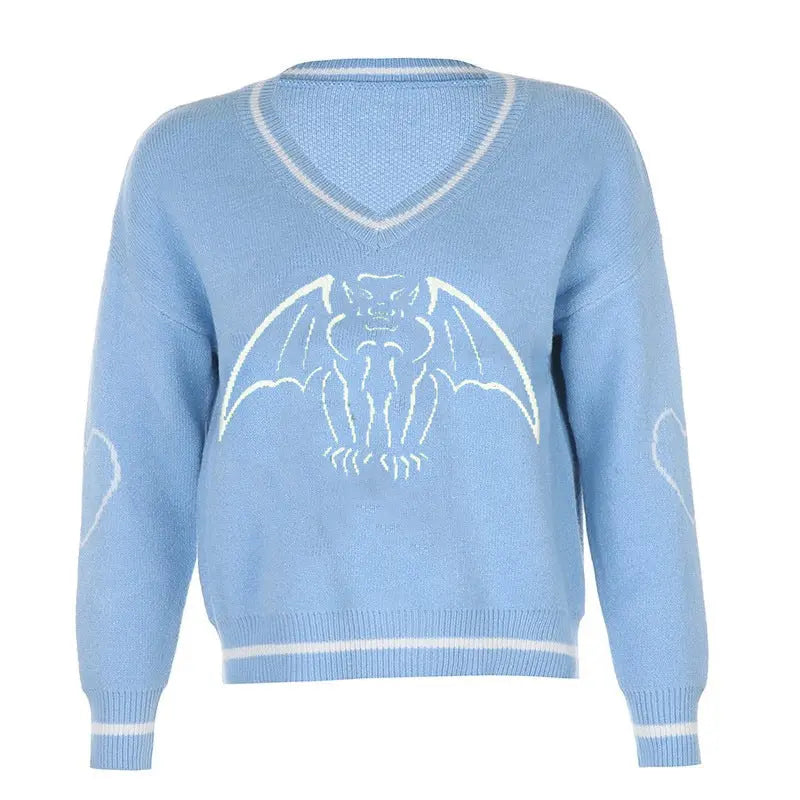 Loose Wool Long-sleeved Shirt StreetSharks