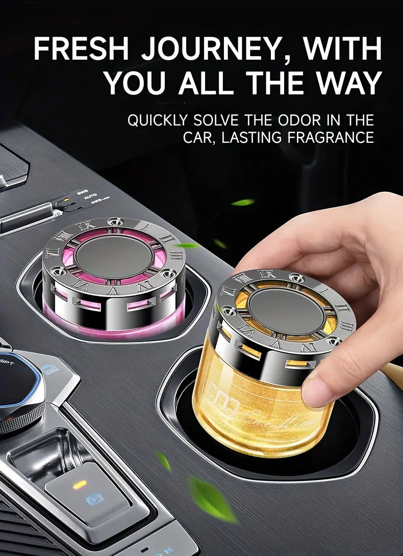 Luxury Cologne Jasmine Car Air Freshener - Long-Lasting Solid Perfume for Men, High-End Vehicle Interior Accessory DT Streetsharks