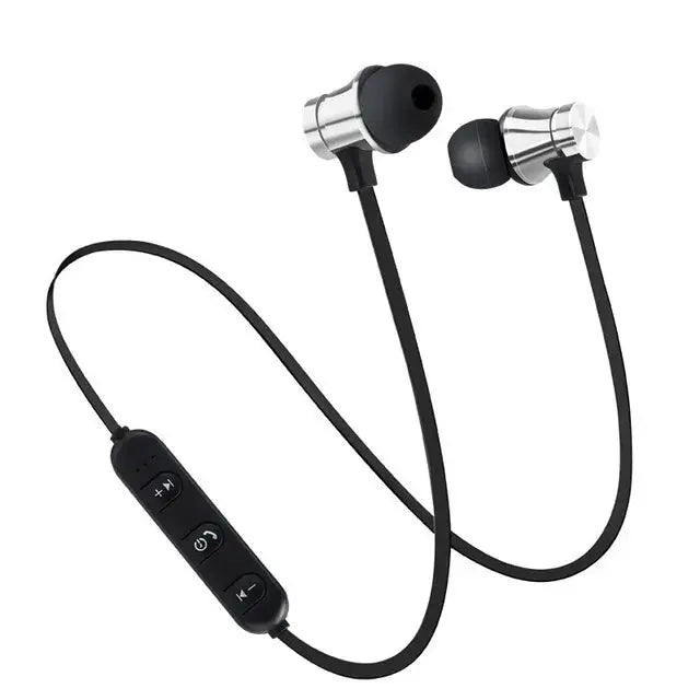 Magnetic Wireless Bluetooth Earphone Stereo Sports Waterproof Earbuds Wireless in-ear Headset with Mic For IPhone 7 Samsung -  Streetsharks