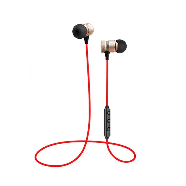 Magnetic Wireless Earphone Bluetooth Earphone Stereo Sports Waterproof Earbuds Wireless in-ear Headset with Mic Free shipping -  Streetsharks