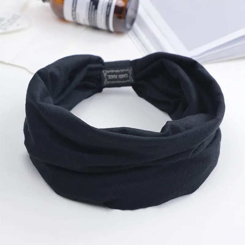 Makeup Summer Korean Face Wash Hairband Female Sweet Wide-Brimmed Headband Headgear Simple Headband Super Fairy Headband Hair Accessories StreetSharks