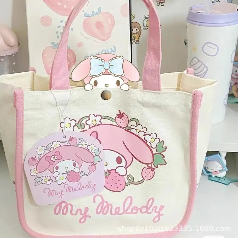 Mario Hello Kitty My Melody Backpack Shoulder Hand Bag Streetsharks