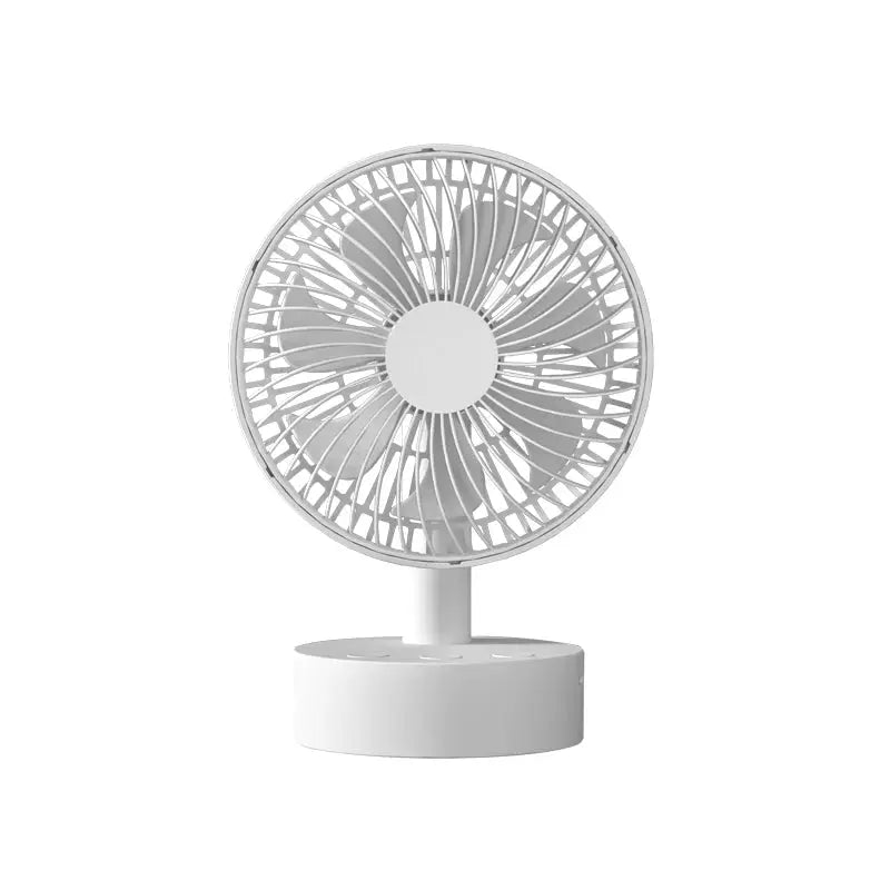 Mini Oscillating Fan, Portable Battery-Operated Table Fan with 4 Speed Levels, 6-inch Desk fan with Timer Streetsharks