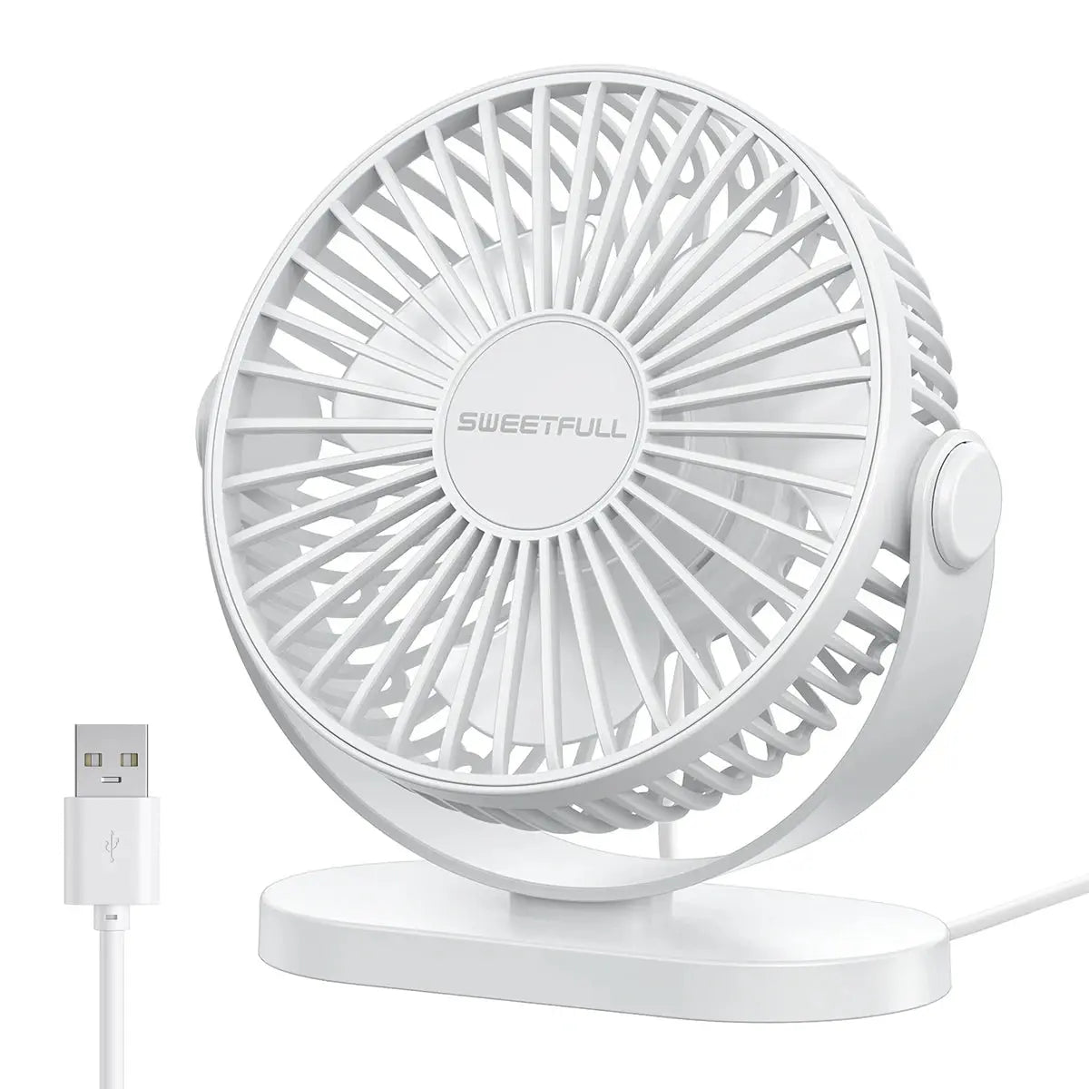 Mini USB Desktop Fan Portable Hook up Fan Desktop Office USB Quiet Cooling Fans Three Speed Adjustment Suitable For Home Office - Streetsharks