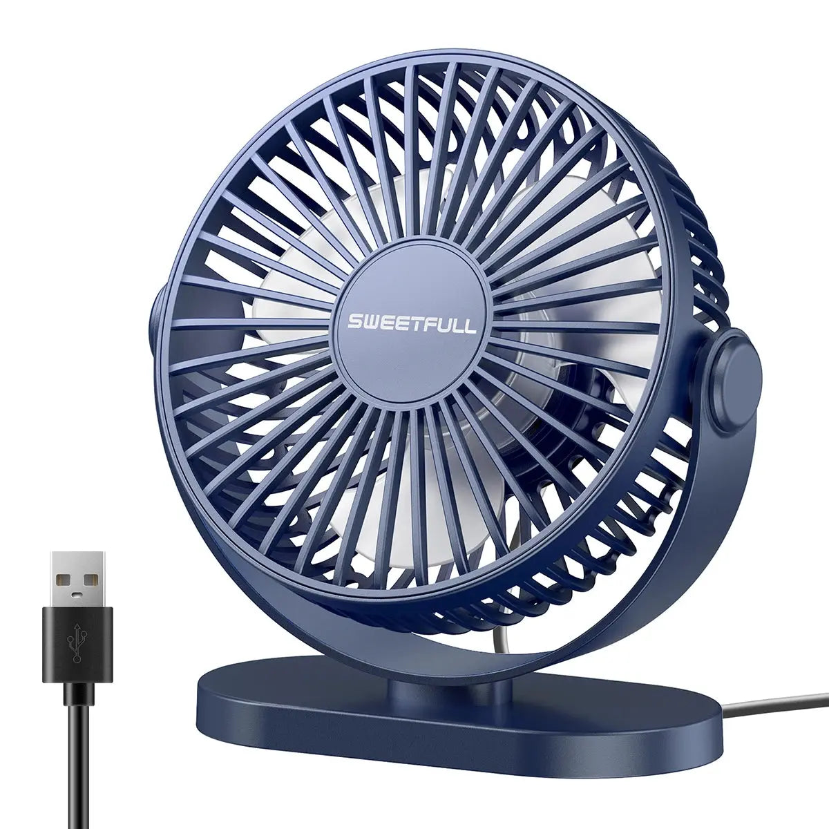 Mini USB Desktop Fan Portable Hook up Fan Desktop Office USB Quiet Cooling Fans Three Speed Adjustment Suitable For Home Office - Streetsharks