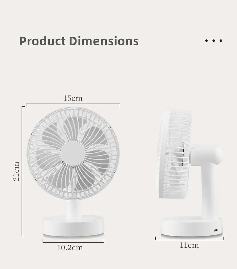 Mini USB Table Fan 4 Speeds Portable Desktop Table Cooling Fan Powered by USB Strong Wind Kipas USB Desk Fan Streetsharks