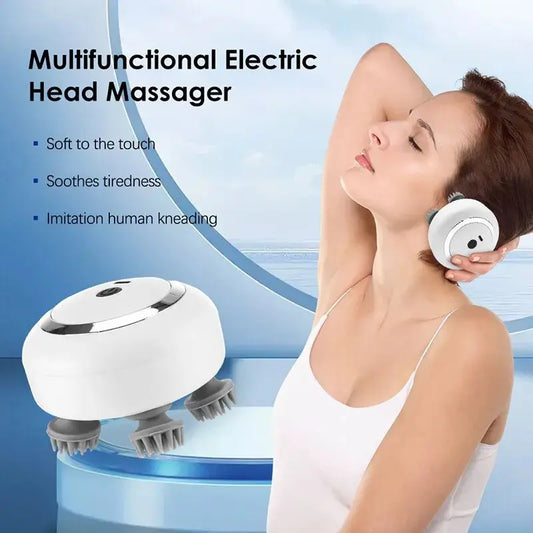 Multi Claw Head Massager Electric Relaxation Shoulder Leg Arm Neck Deep Tissue Head Scalp Kneading Vibrator Streetsharks