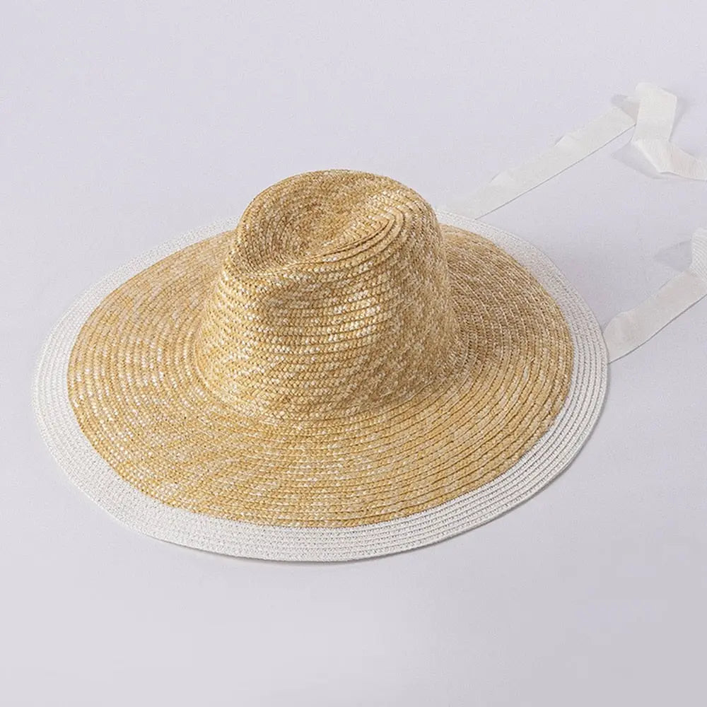 New Belt Strap Straw Sun Hat For Women Fashion Vacation Beach Streetsharks