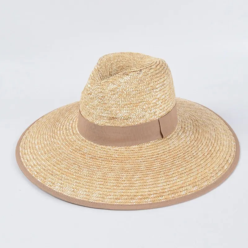 New Belt Strap Straw Sun Hat For Women Fashion Vacation Beach Streetsharks