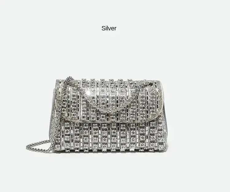 New Design Fashion Rhinestone Purse Luxury Designer Handbags Elegant and Versatile Purses for Women Evening Clutch Bag Streetsharks