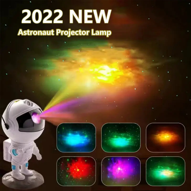 New Galaxy Projector Astronaut Starry Sky Projector Remote Control Music Laser - Streetsharks