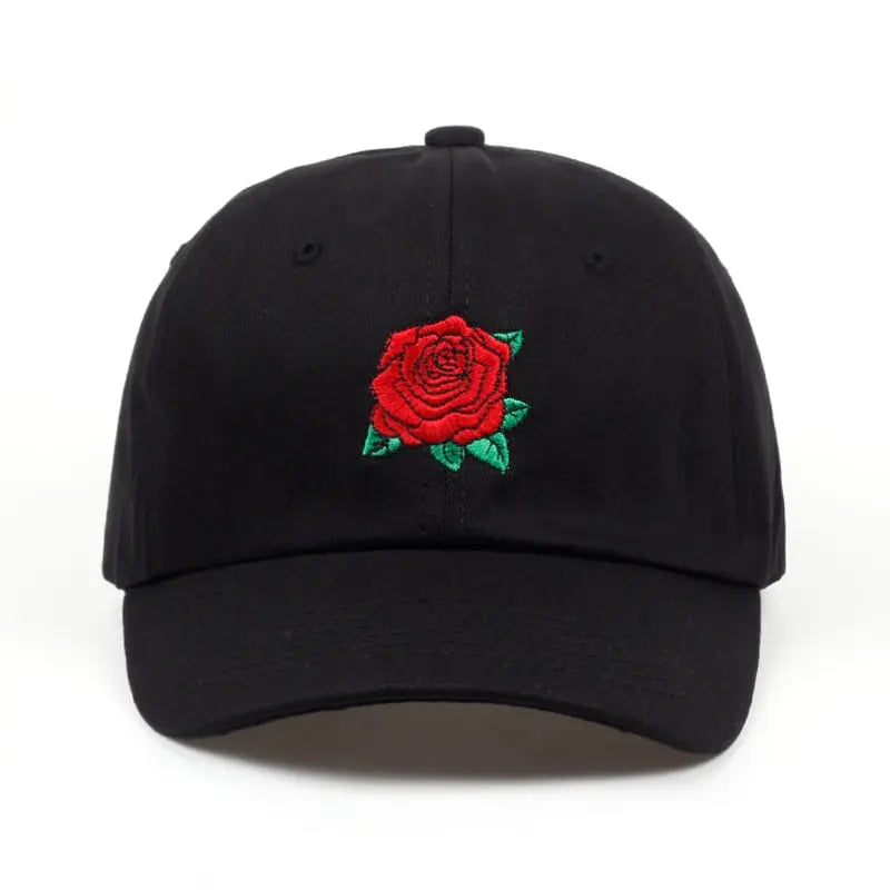 New Red Rose Flower Baseball Cap Streetsharks