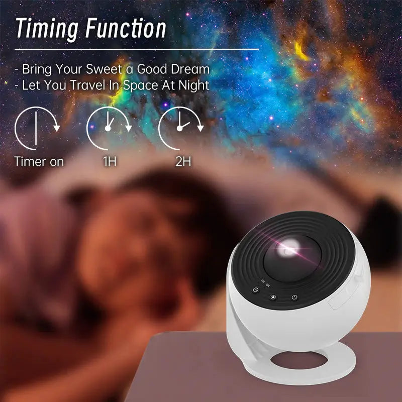 galaxy projector Night Light Galaxy Projector Starry Sky Projector 360° Rotate Planetarium Lamp for Kids Bedroom Valentines Day Gift Wedding Deco - Streetsharks