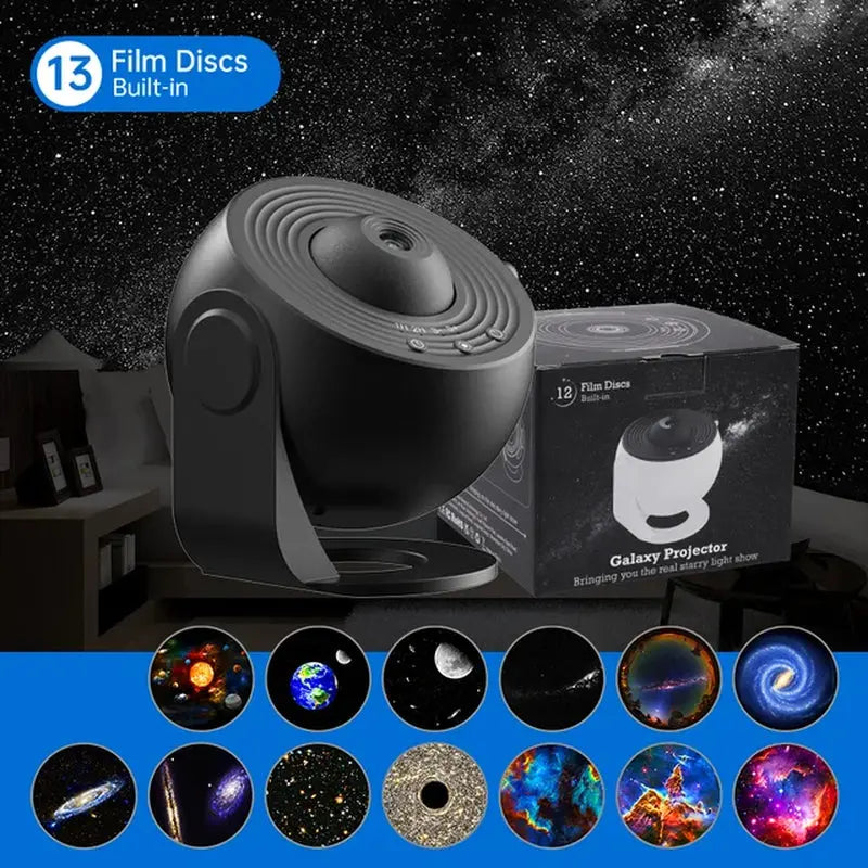 galaxy projector Night Light Galaxy Projector Starry Sky Projector 360° Rotate Planetarium Lamp for Kids Bedroom Valentines Day Gift Wedding Deco - Streetsharks