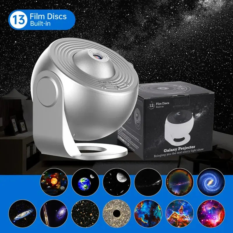 galaxy projector Night Light Galaxy Projector Starry Sky Projector 360° Rotate Planetarium Lamp for Kids Bedroom Valentines Day Gift Wedding Deco - Streetsharks