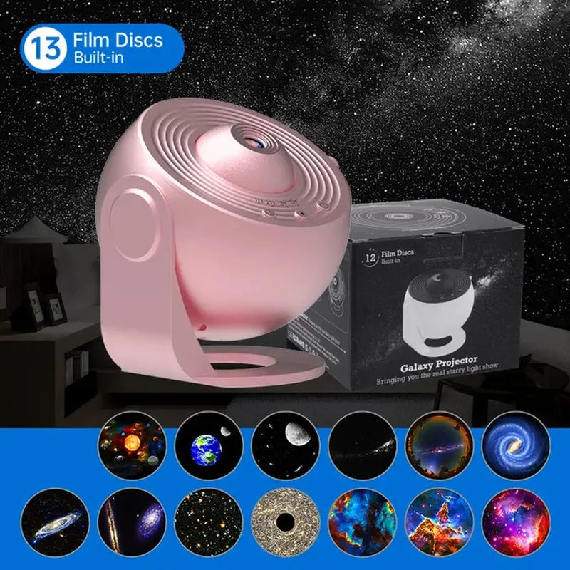 galaxy projector Night Light Galaxy Projector Starry Sky Projector 360° Rotate Planetarium Lamp for Kids Bedroom Valentines Day Gift Wedding Deco - Streetsharks