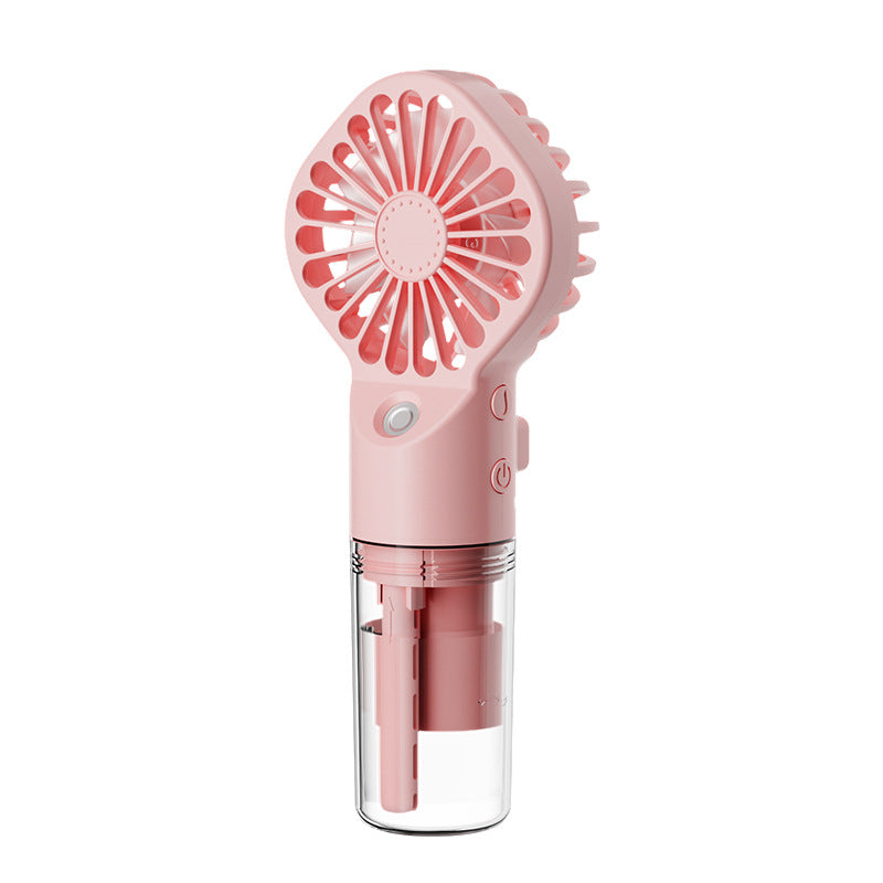 Strong Power Spray Humidification Small Mist Fan Humidification Usb Charging Portable Fan Icy And Refreshing Fan Water Supplement Streetsharks