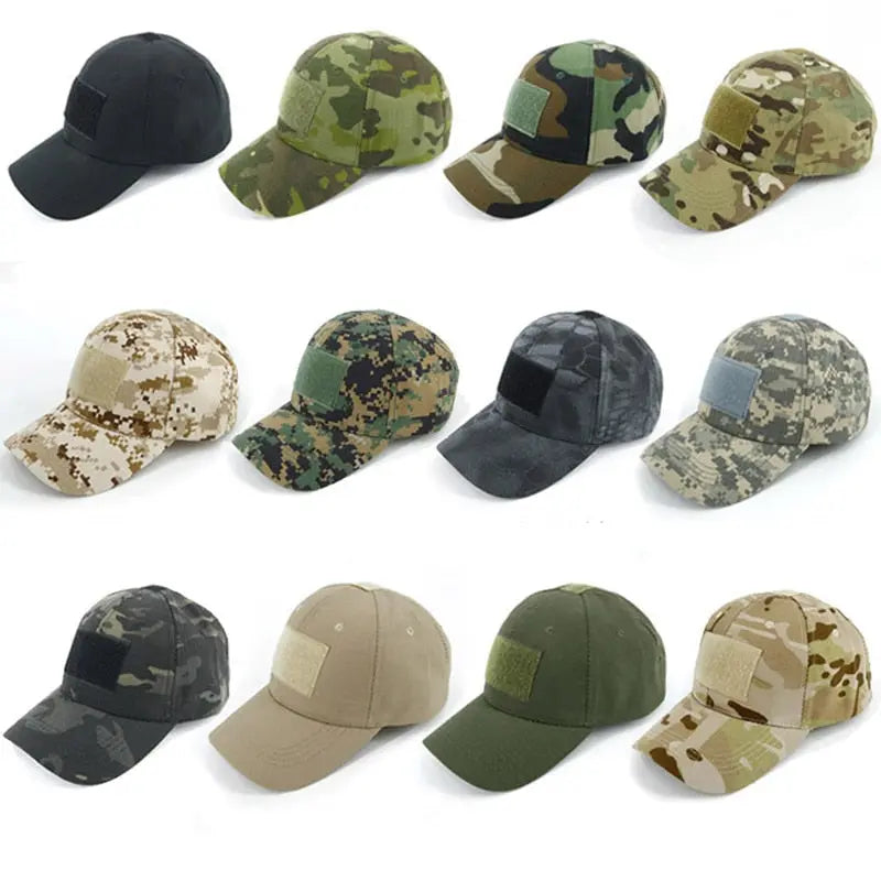 Outdoor Sport Caps Simplicity Tactical Military Army Camo Hunting Cap Streetsharks