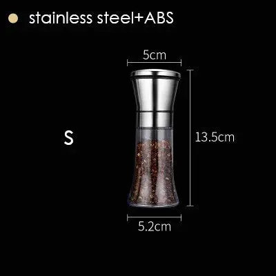 Pepper Grinder Salt Shaker Best Spice Mill with Brushed Stainless Steel Streetsharks