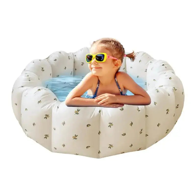 Swimming Pool for Babies Petal Swimming Pool Portable Baby Swimming Pool Inflatable Swimming Pool for Kids Babies Toddlers Blow up Pool for Garden - Streetsharks