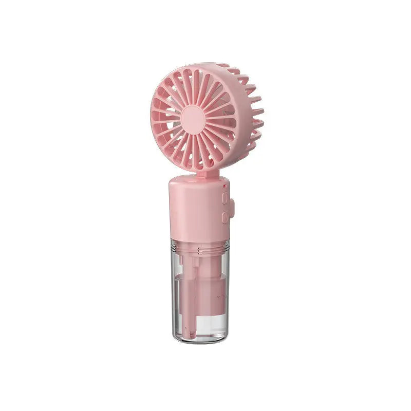 Portable Handheld Spray Fan 4-Speed Water Spray Mist Fan Summer Cooling Artifact USB Charging Summer Supplies Outdoor Mini Fan Streetsharks