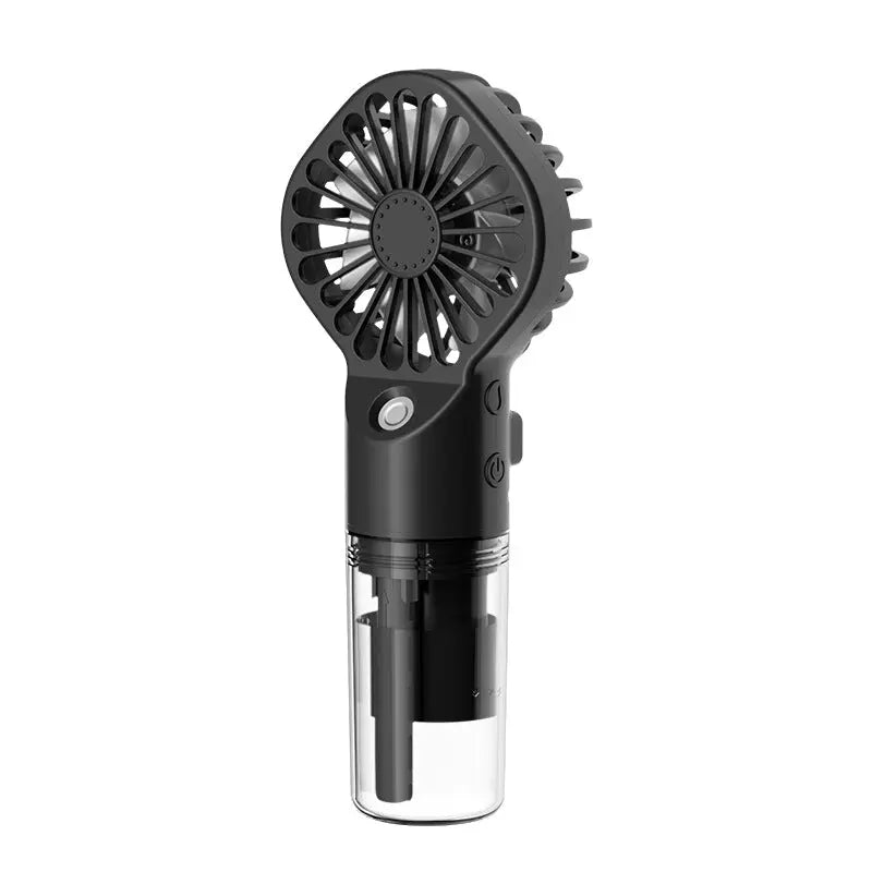 Portable Handheld Spray Fan 4-Speed Water Spray Mist Fan Summer Cooling Artifact USB Charging Summer Supplies Outdoor Mini Fan Streetsharks