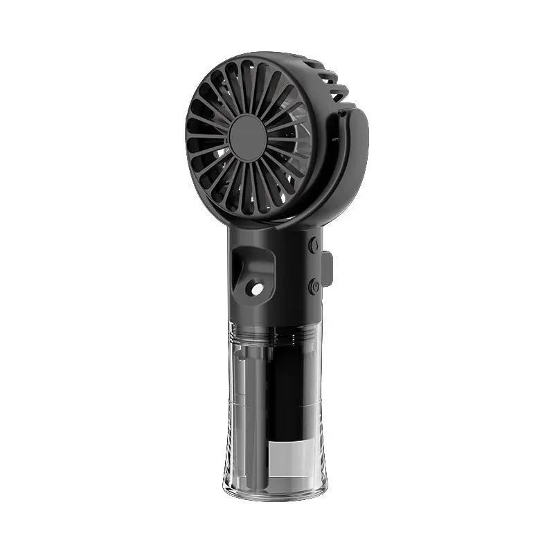 Portable Handheld Spray Fan 4-Speed Water Spray Mist Fan Summer Cooling Artifact USB Charging Summer Supplies Outdoor Mini Fan Streetsharks