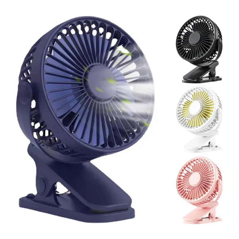 Portable Mini Hand Clip Fan USB Charging Quiet Desktop Electric Fan High Quality Student Dormitory Small Cooling Ventilador Fans Streetsharks