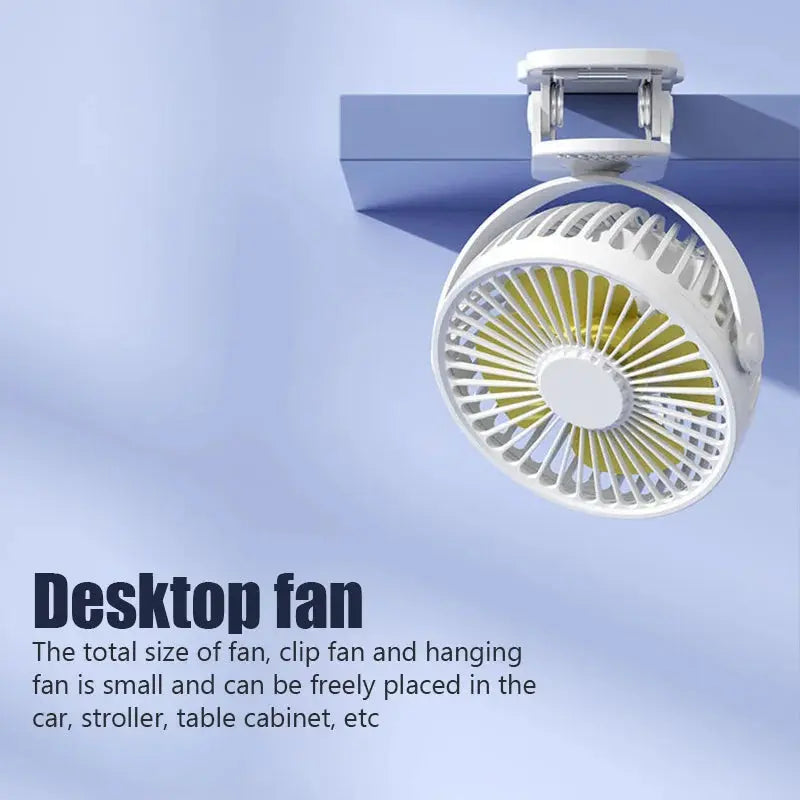 Portable Mini Hand Clip Fan USB Charging Quiet Desktop Electric Fan High Quality Student Dormitory Small Cooling Ventilador Fans Streetsharks