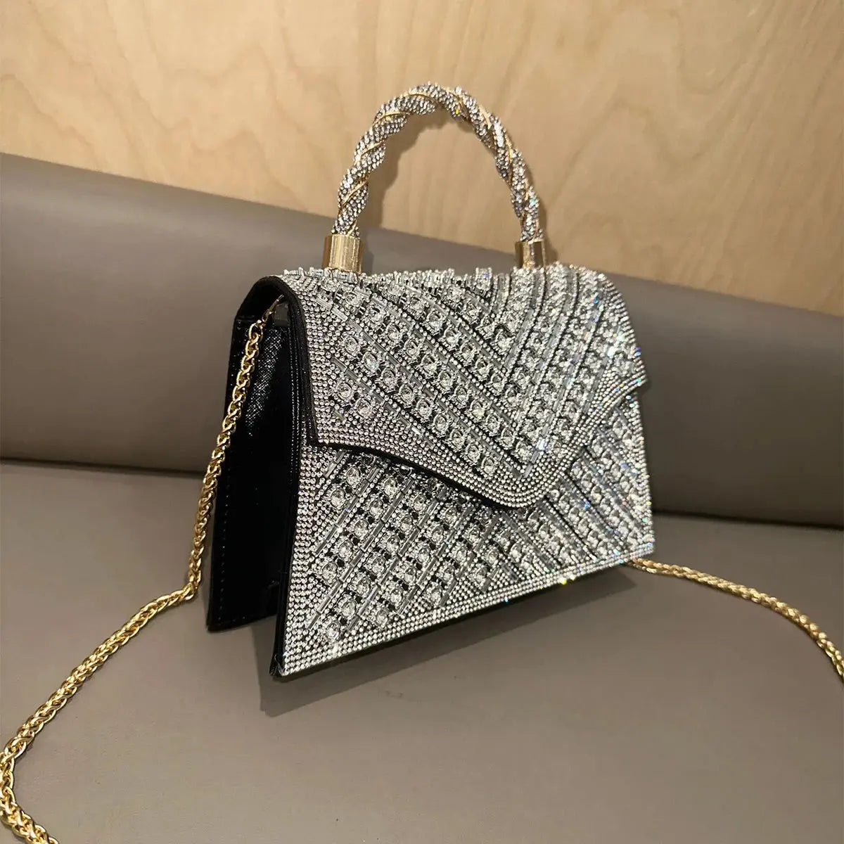 Purses for Women 2024 Luxury Bags Elegant Fashion Evening Bag Glamorous Rhinestone Party Bags Portable Handbags for Women - Streetsharks