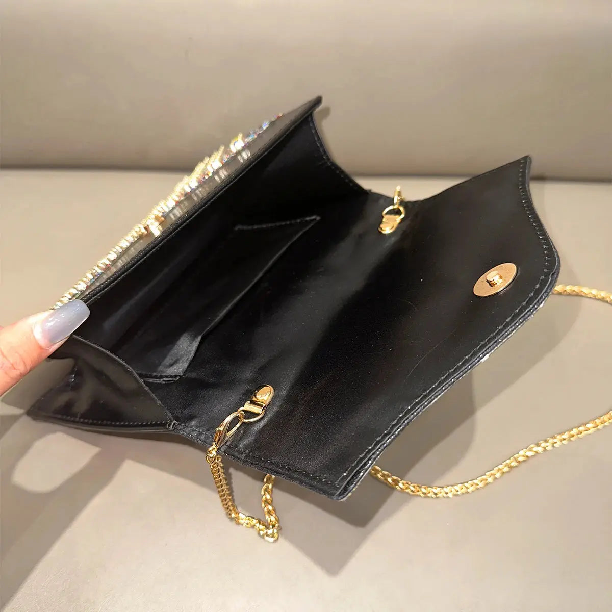 Purses for Women 2024 Luxury Bags Elegant Fashion Evening Bag Glamorous Rhinestone Party Bags Portable Handbags for Women Streetsharks