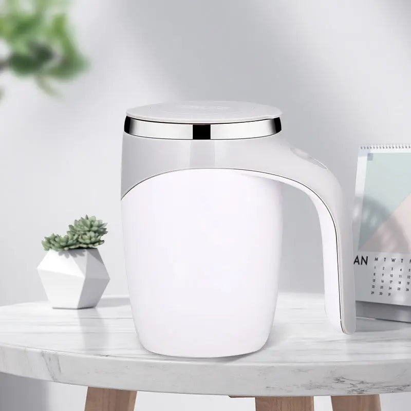 Rechargeable Model Automatic Stirring Cup Coffee Cup High Value Electric Stirring Cup Lazy Milkshake Rotating Magnetic Water Cup Streetsharks