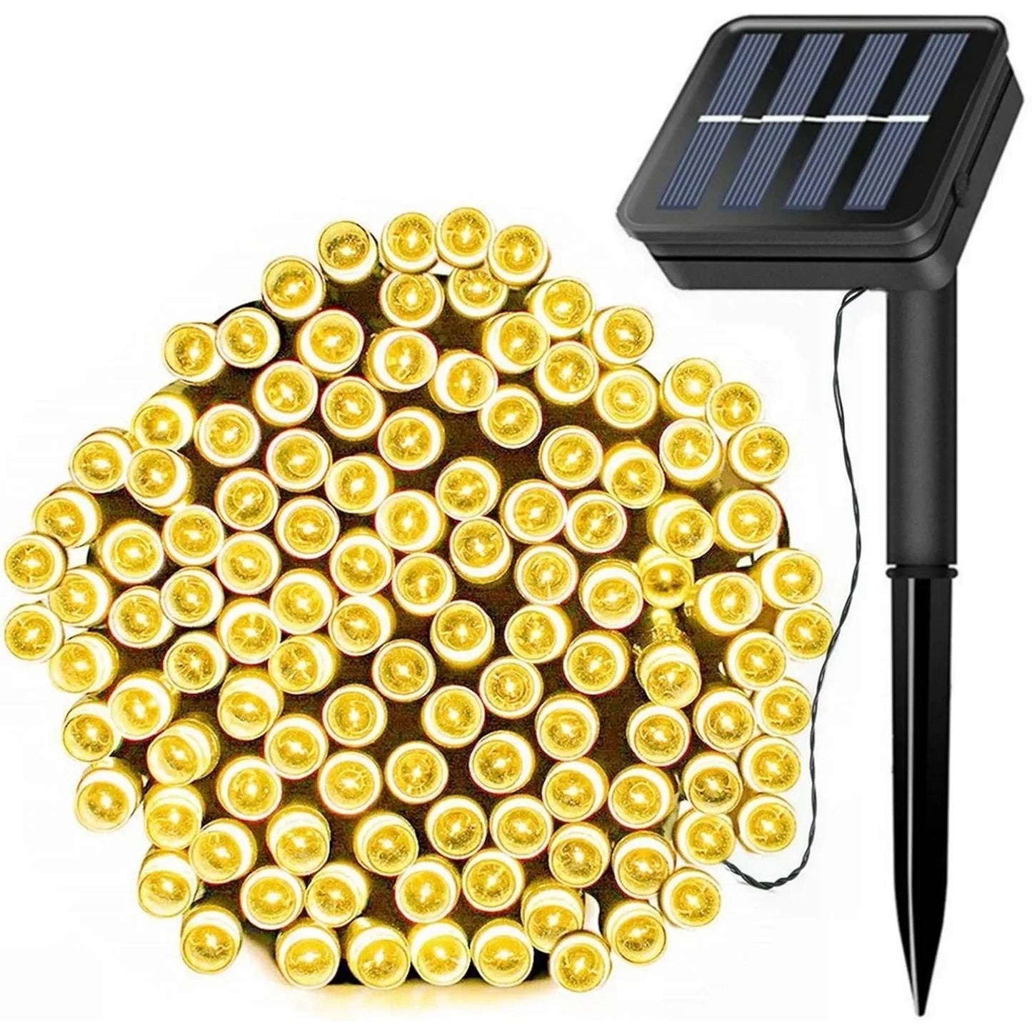 Led Solar String Lights 8 Modes Fairy String Lamp Waterproof Garden Wedding Party Garland Christmas Tree Patio Decoration Streetsharks