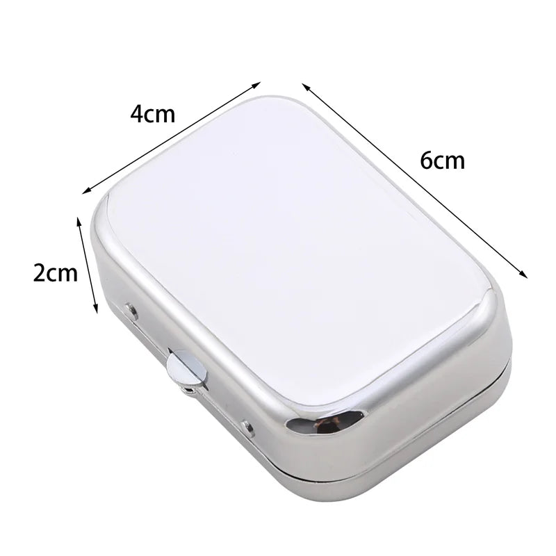 Outdoor Mini Portable Metal Cigarette Ashtray Fashion Ashtray Wiht Lockable Lid Desktop Ash Case Pocket Ashtray Gift For Man