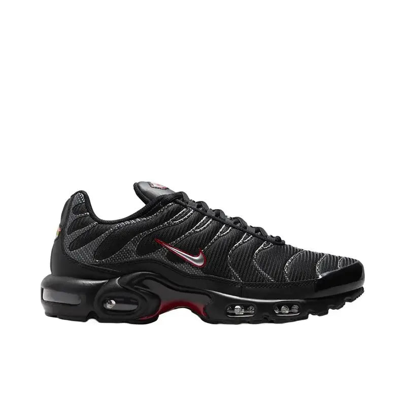 Nike Air Max Plus TN Men and Women Running Shoes Comfortable, Breathable, Anti Slip, Durable Air Cushion, Blue/Black/White Streetsharks