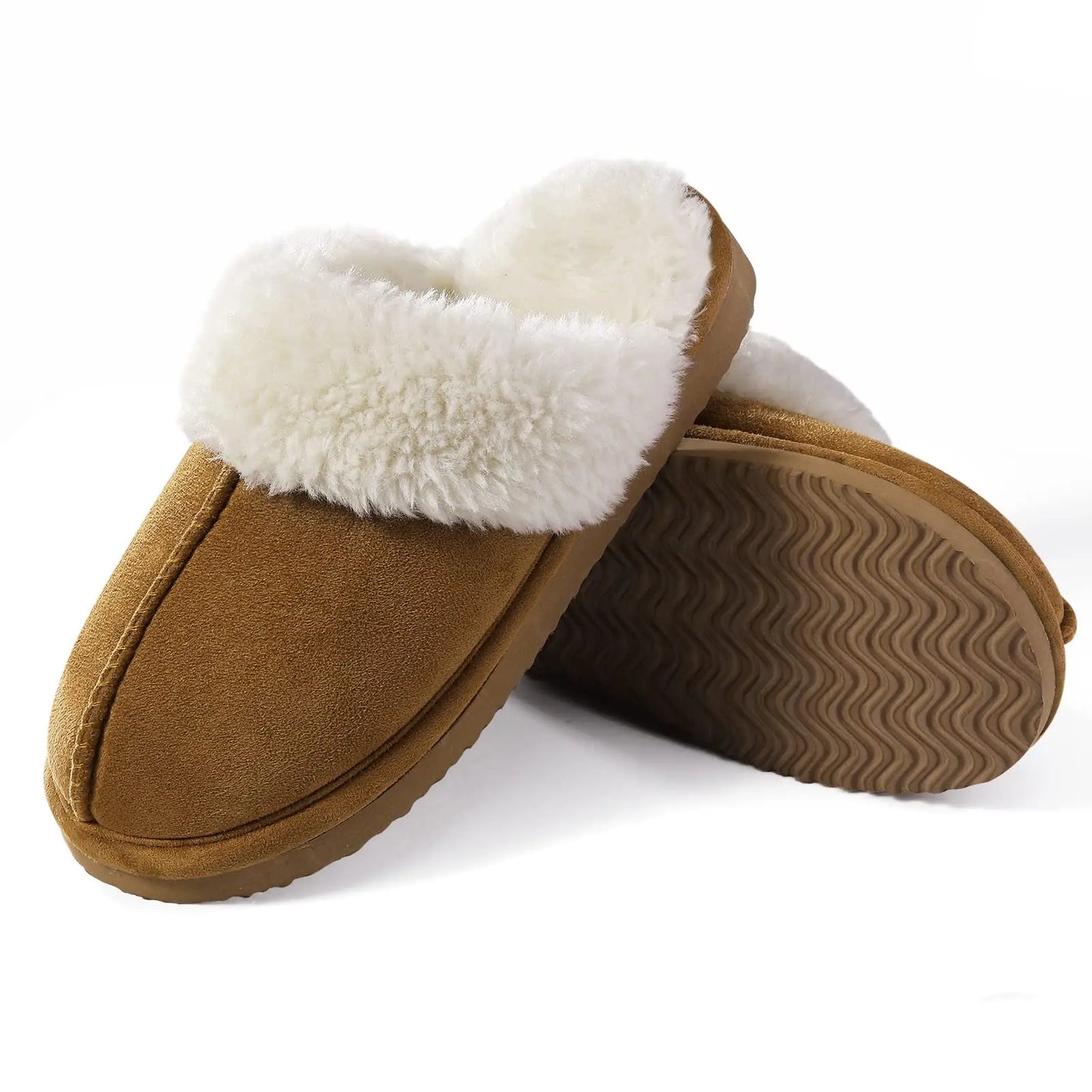 New Winter Fuzzy Women Slippers Indoor Soft House Shoes Fashion Brand Fluffy Suede Women Shoes Outdoor Antiskid Flat Slippers