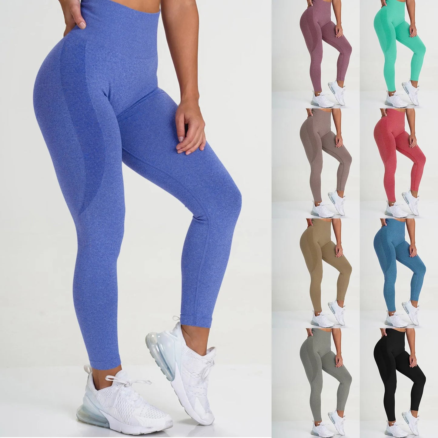 Seamless Leggings Women Sport Slim Shortstights Fitness High Waist Women Clothing Gym Workout Pants Female Pants Dropship Streetsharks