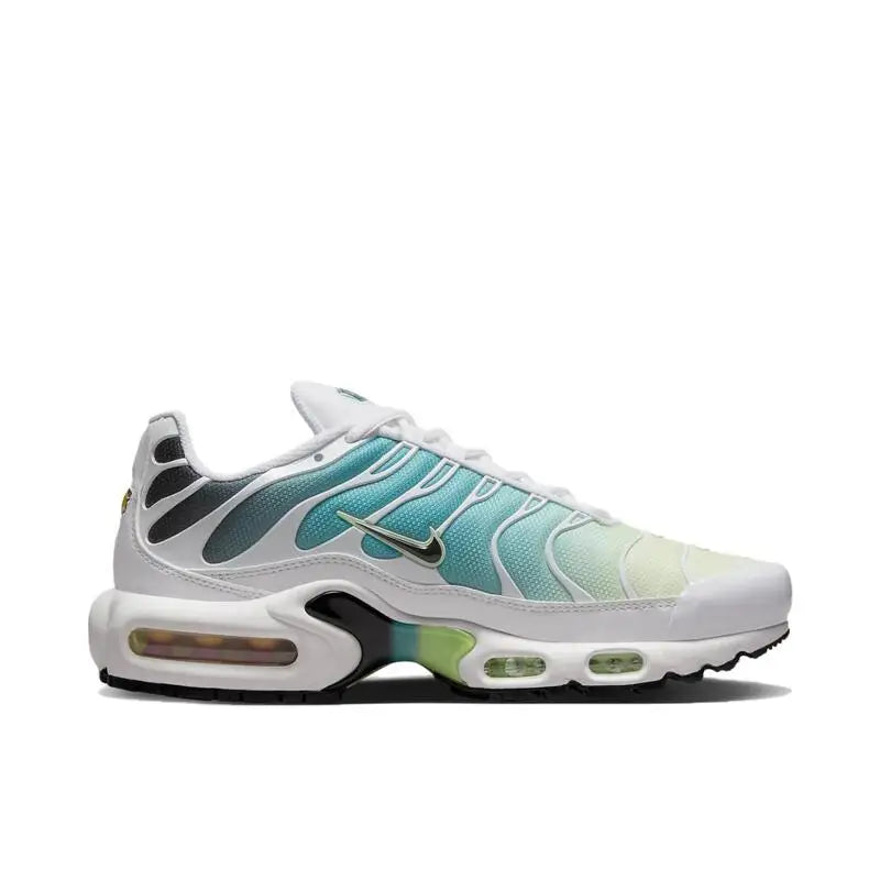 Nike Air Max Plus TN Men and Women Running Shoes Comfortable, Breathable, Anti Slip, Durable Air Cushion, Blue/Black/White Streetsharks