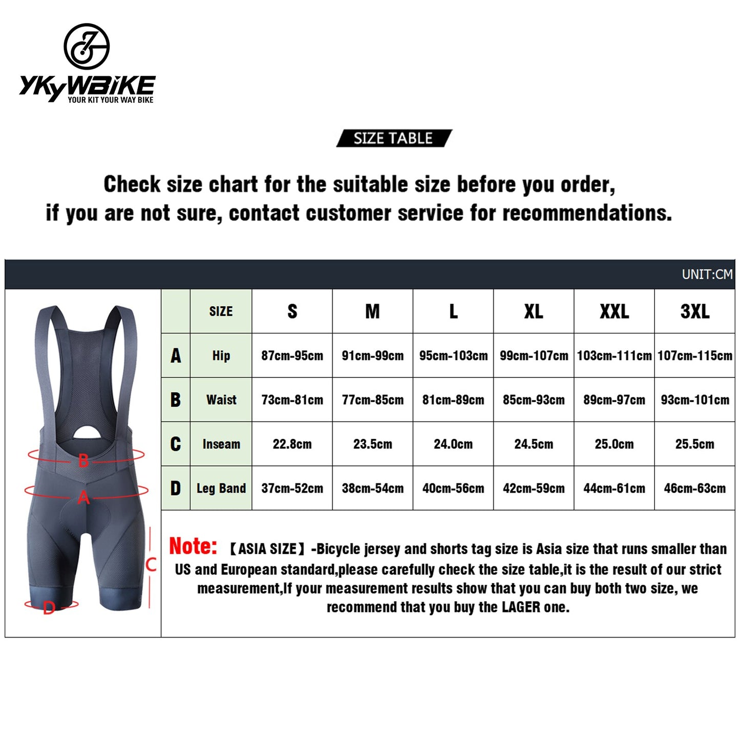 Ykywbike Cycling Bib Shorts Clothing Quick-Dry -  Streetsharks