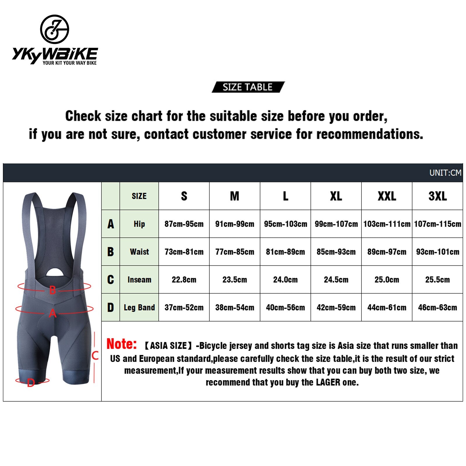 Ykywbike Cycling Bib Shorts Clothing Quick-Dry -  Streetsharks