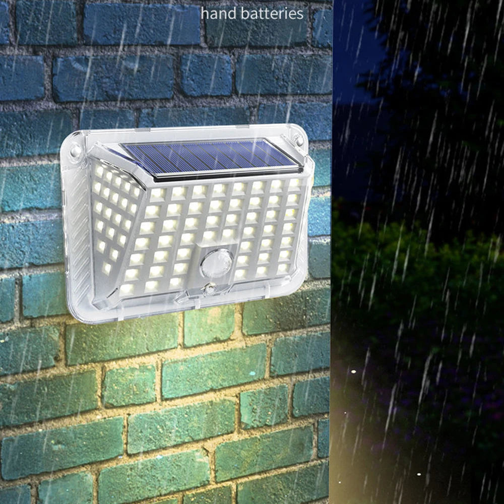 Solar Power LED Wall Light Security Outdoor Garden Od Lamp Motion Sensor UK Streetsharks