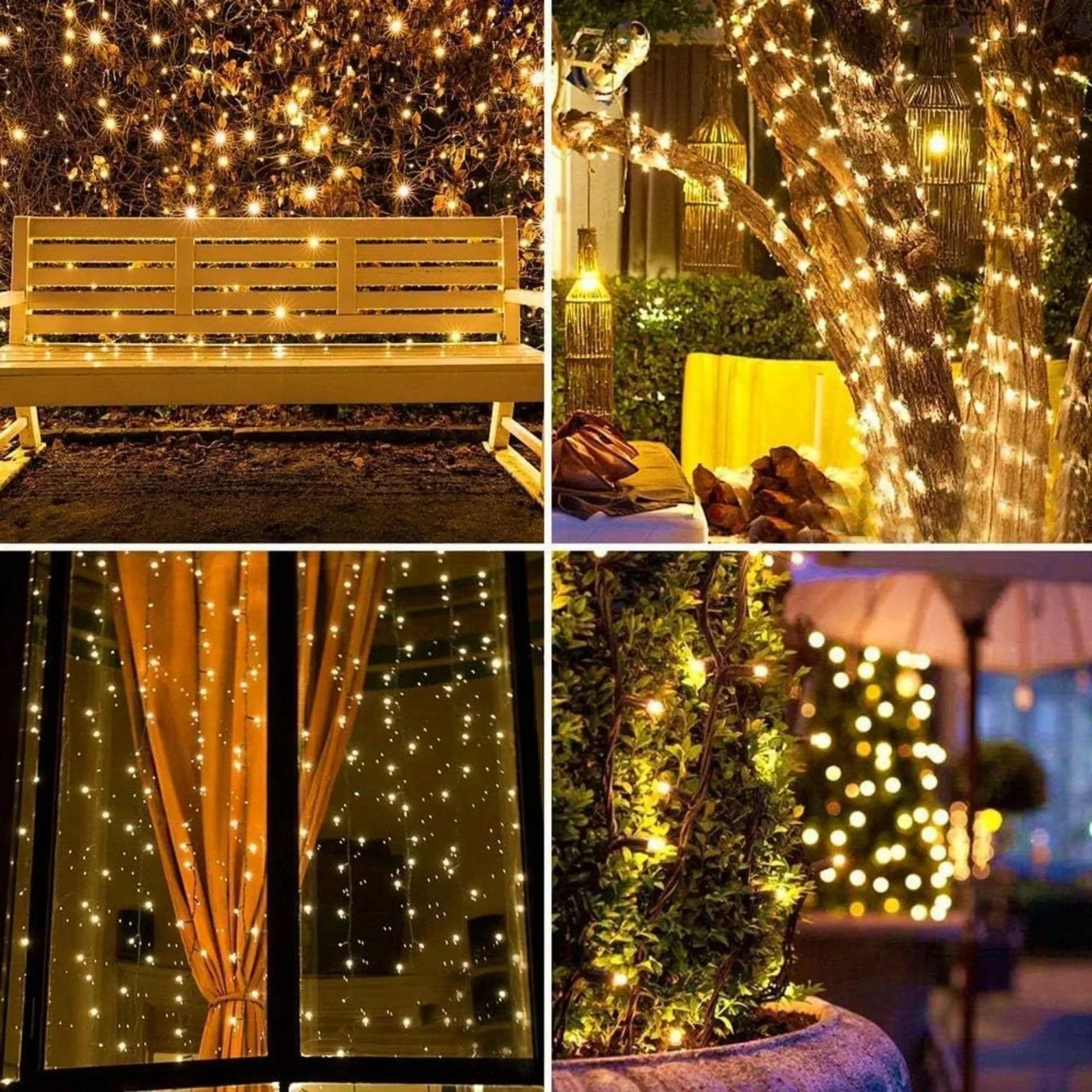 Led Solar String Lights 8 Modes Fairy String Lamp Waterproof Garden Wedding Party Garland Christmas Tree Patio Decoration Streetsharks