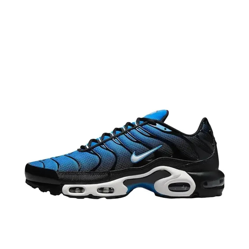 Nike Air Max Plus TN Men and Women Running Shoes Comfortable, Breathable, Anti Slip, Durable Air Cushion, Blue/Black/White Streetsharks