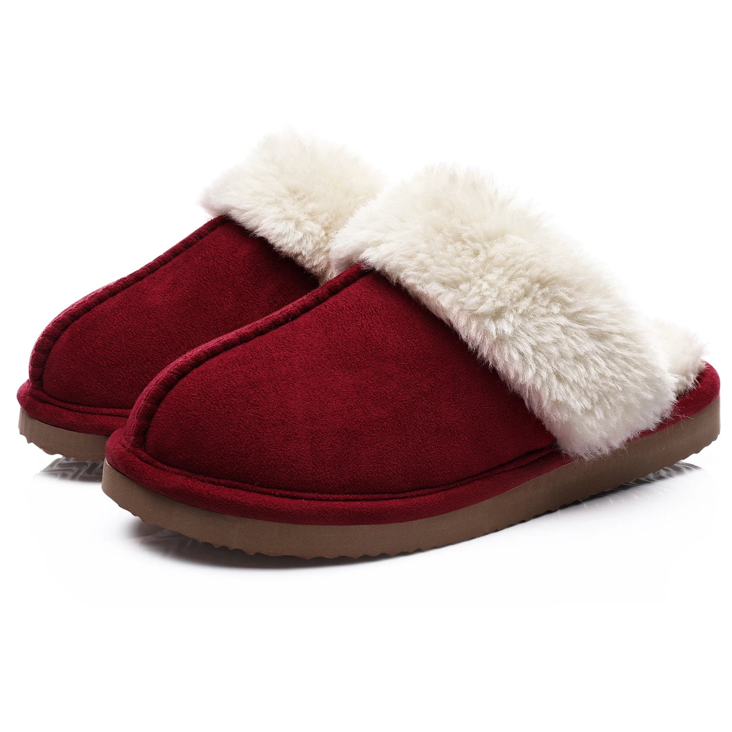 New Winter Fuzzy Women Slippers Indoor Soft House Shoes Fashion Brand Fluffy Suede Women Shoes Outdoor Antiskid Flat Slippers