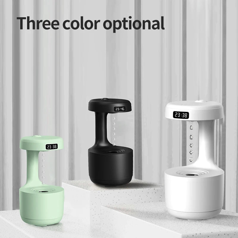 New Anti-Gravity Humidifier Desktop Mute Large Capacity Small Household Air Humidifier Bedroom Air Purification Fog Streetsharks